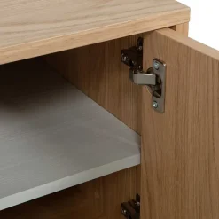 Wohnen Tv & Hifi-Möbel|Lowboards<2-türiger Unterschrank für TV in Eiche - Ewana