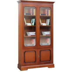 Wohnen Vitrinen<4-türiger Vitrinenschrank im klassischen Stil - Kimms