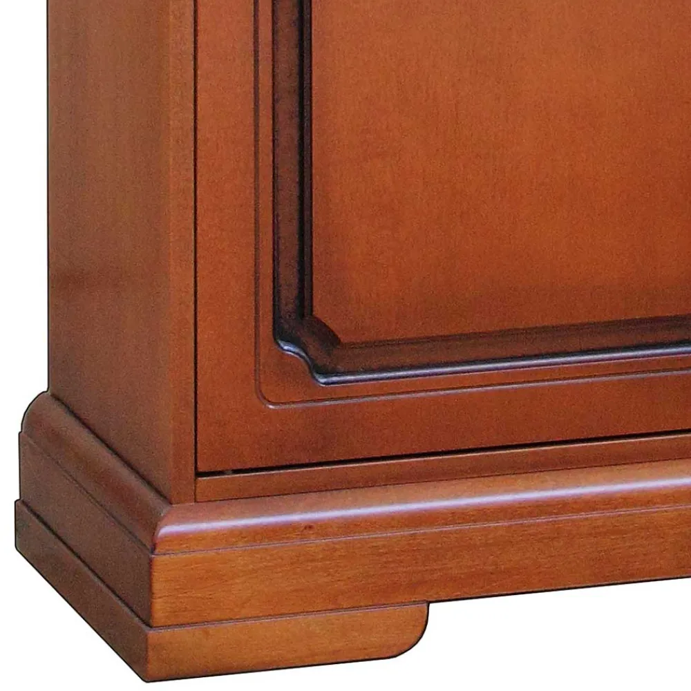 Wohnen Vitrinen<4-türiger Vitrinenschrank im klassischen Stil - Kimms