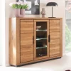 Wohnen Highboards|Vitrinen<3-türiger Wohnzimmerschrank 153x142x40 cm - Vlacoma