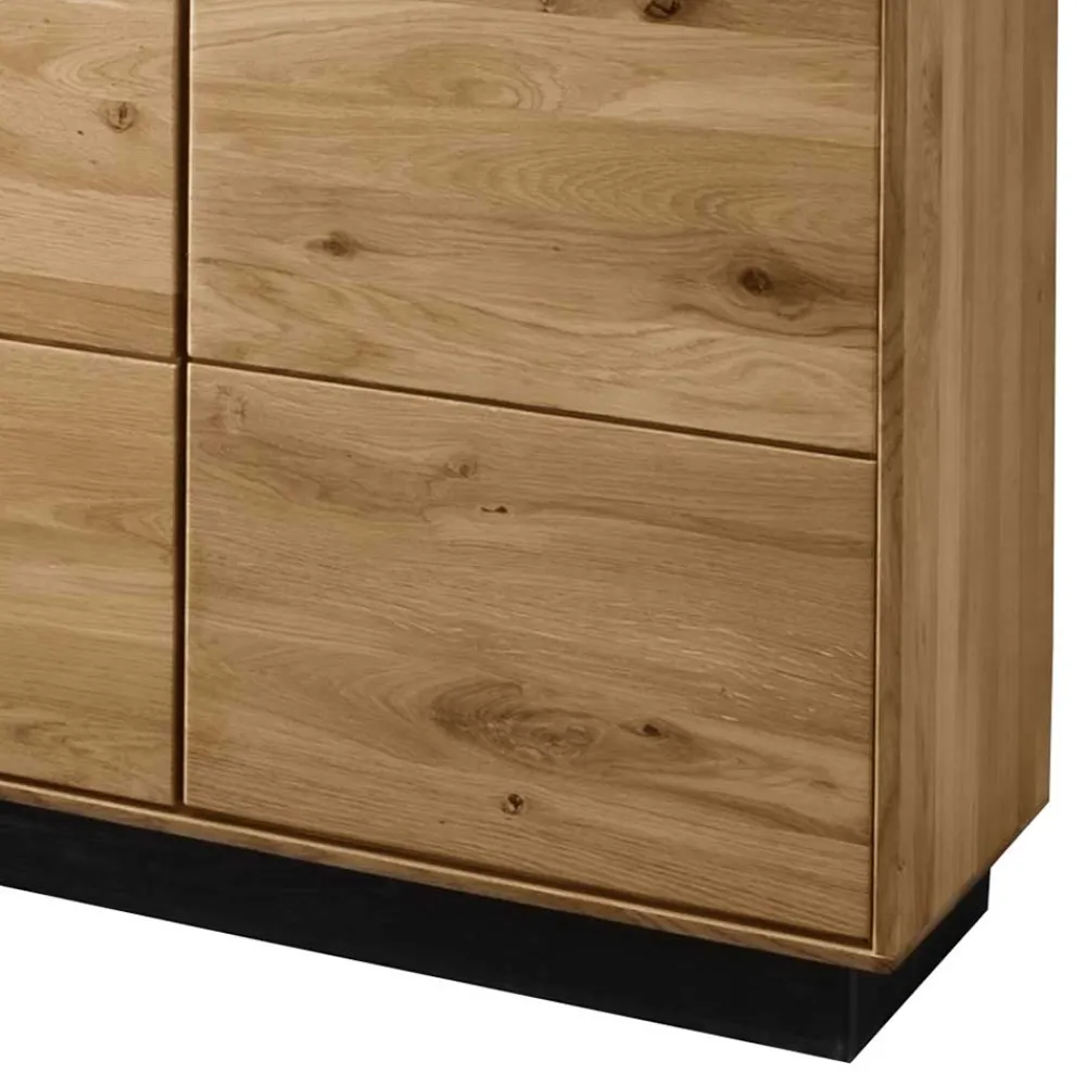 Wohnen Highboards|Schränke<2-türiger Wohnzimmerschrank mit LED Beleuchtung - Xeddos