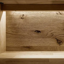 Wohnen Highboards|Schränke<2-türiger Wohnzimmerschrank mit LED Beleuchtung - Xeddos