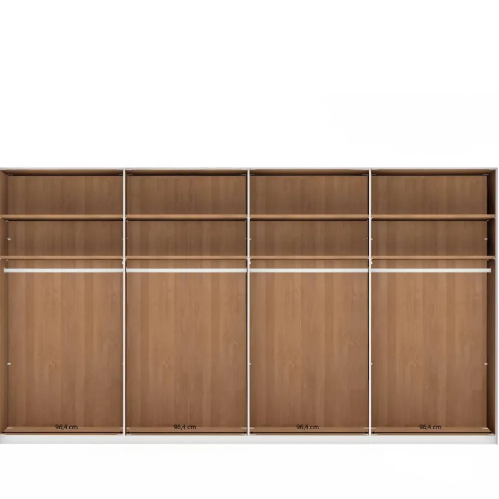 Wohnen Kleiderschränke|Schränke<8-türiger XXL-Kleiderschrank in Erle - Angelina