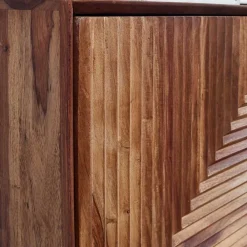 Wohnen Sideboards<3-türiges Designer Sideboard aus Massivholz - Madrino