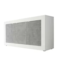 Wohnen Sideboards<3-türiges Design-Sideboard in Beton Dekor - Narandu