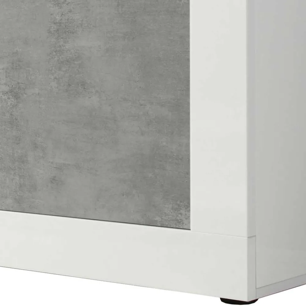 Wohnen Sideboards<3-türiges Design-Sideboard in Beton Dekor - Narandu