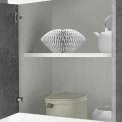 Wohnen Sideboards<3-türiges Design-Sideboard in Beton Dekor - Narandu