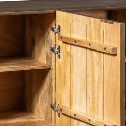 Wohnen Sideboards<3-türiges Holz Sideboard mit Bügelgestell - Lyrica