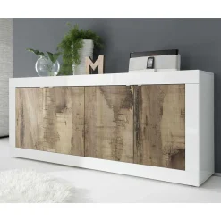 Wohnen Sideboards<4-türiges Sideboard 207 cm breit - Olvenion