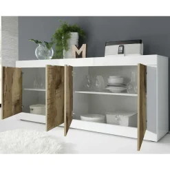 Wohnen Sideboards<4-türiges Sideboard 207 cm breit - Olvenion