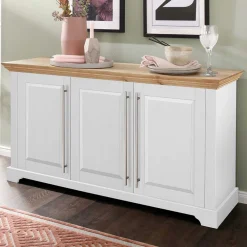 Wohnen Sideboards<3-türiges Sideboard - modernes Landhaus - Eyzaco
