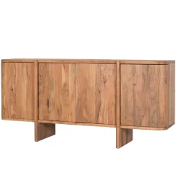 Wohnen Sideboards<4-türiges Sideboard aus Akazie Massivholz - Spiaggia