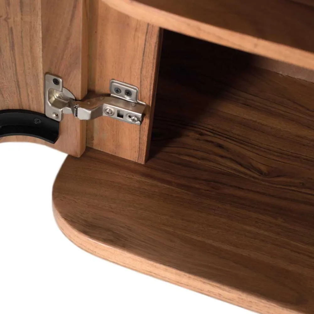 Wohnen Sideboards<4-türiges Sideboard aus Akazie Massivholz - Spiaggia