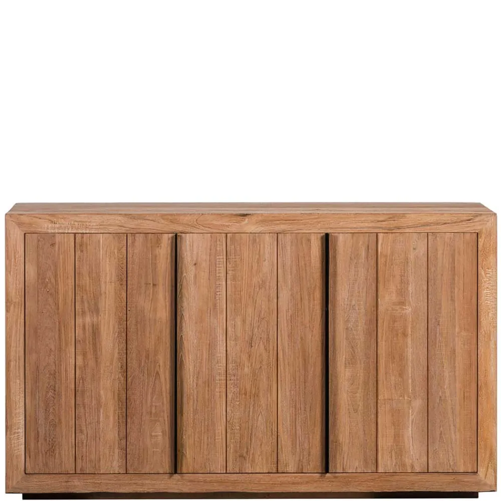 Wohnen Sideboards<3-türiges Sideboard aus Teak Massivholz - Myons