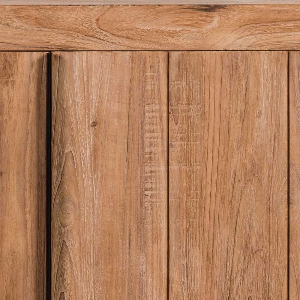 Wohnen Sideboards<3-türiges Sideboard aus Teak Massivholz - Myons