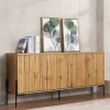 Wohnen Sideboards<4-türiges Sideboard im Skandi Design - Elastian