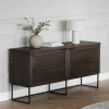 Wohnen Sideboards<2-türiges Sideboard in Eiche Braun - Ekorena