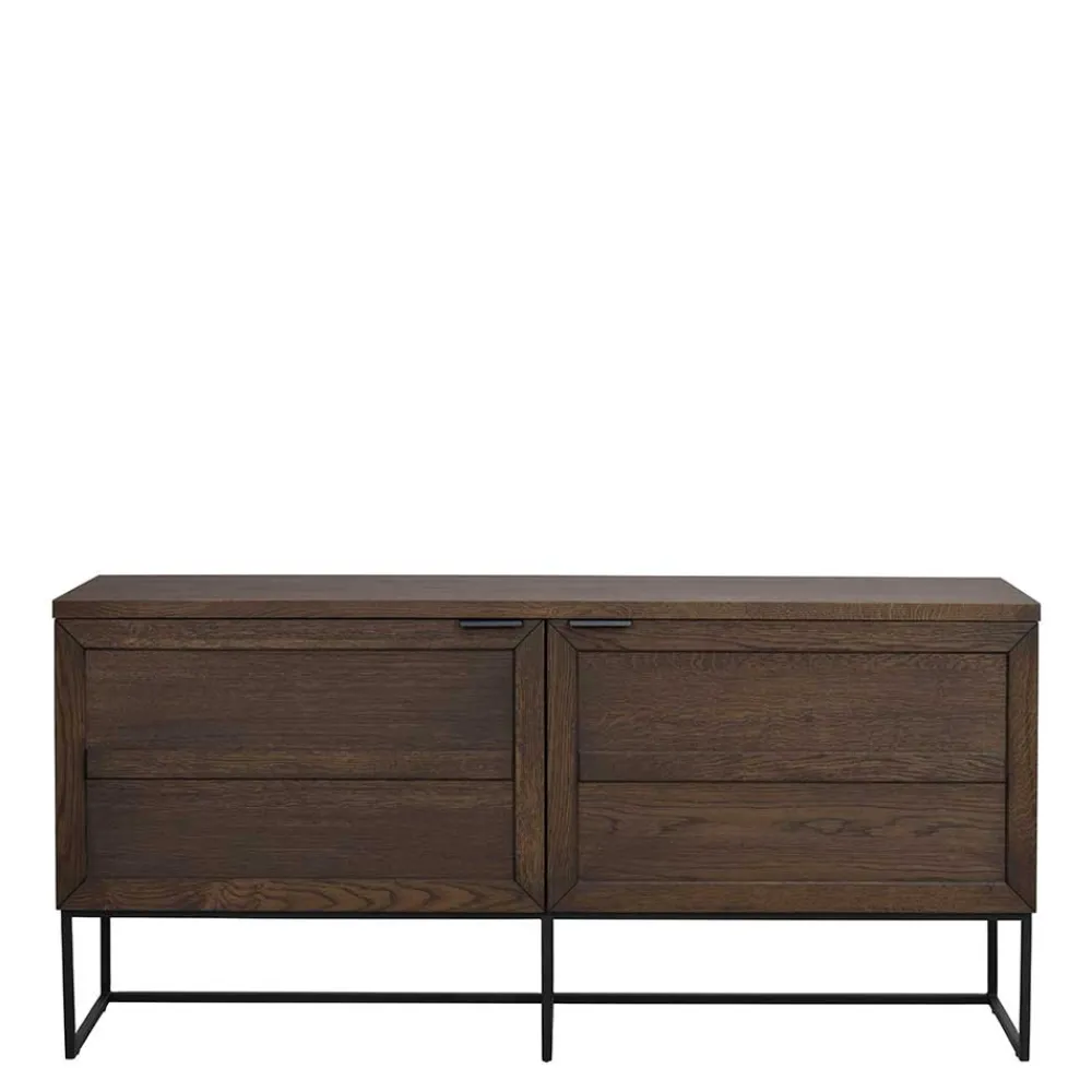 Wohnen Sideboards<2-türiges Sideboard in Eiche Braun - Ekorena