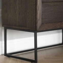 Wohnen Sideboards<2-türiges Sideboard in Eiche Braun - Ekorena