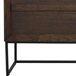 Wohnen Sideboards<2-türiges Sideboard in Eiche Braun - Ekorena