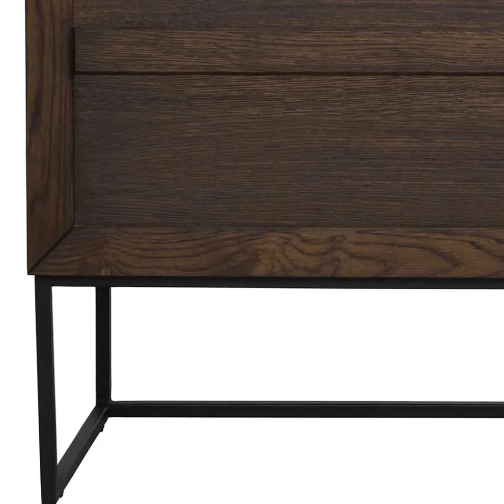 Wohnen Sideboards<2-türiges Sideboard in Eiche Braun - Ekorena