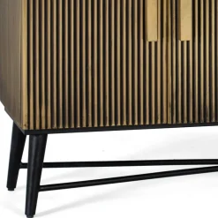 Wohnen Sideboards<4-türiges Sideboard mit Marmor Platte - Hayato