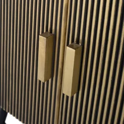 Wohnen Sideboards<4-türiges Sideboard mit Marmor Platte - Hayato