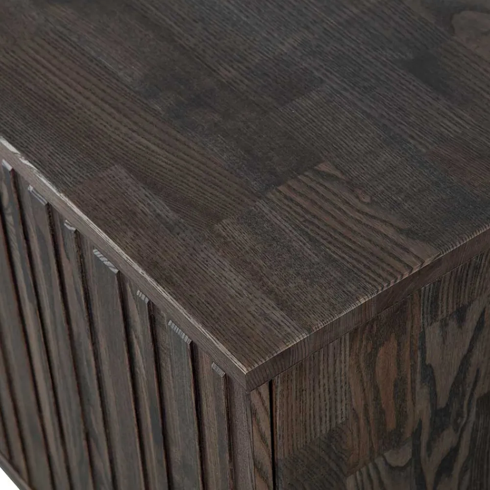 Wohnen Tv & Hifi-Möbel|Lowboards<2-türiges TV Board in Esche Dunkel - Eyes