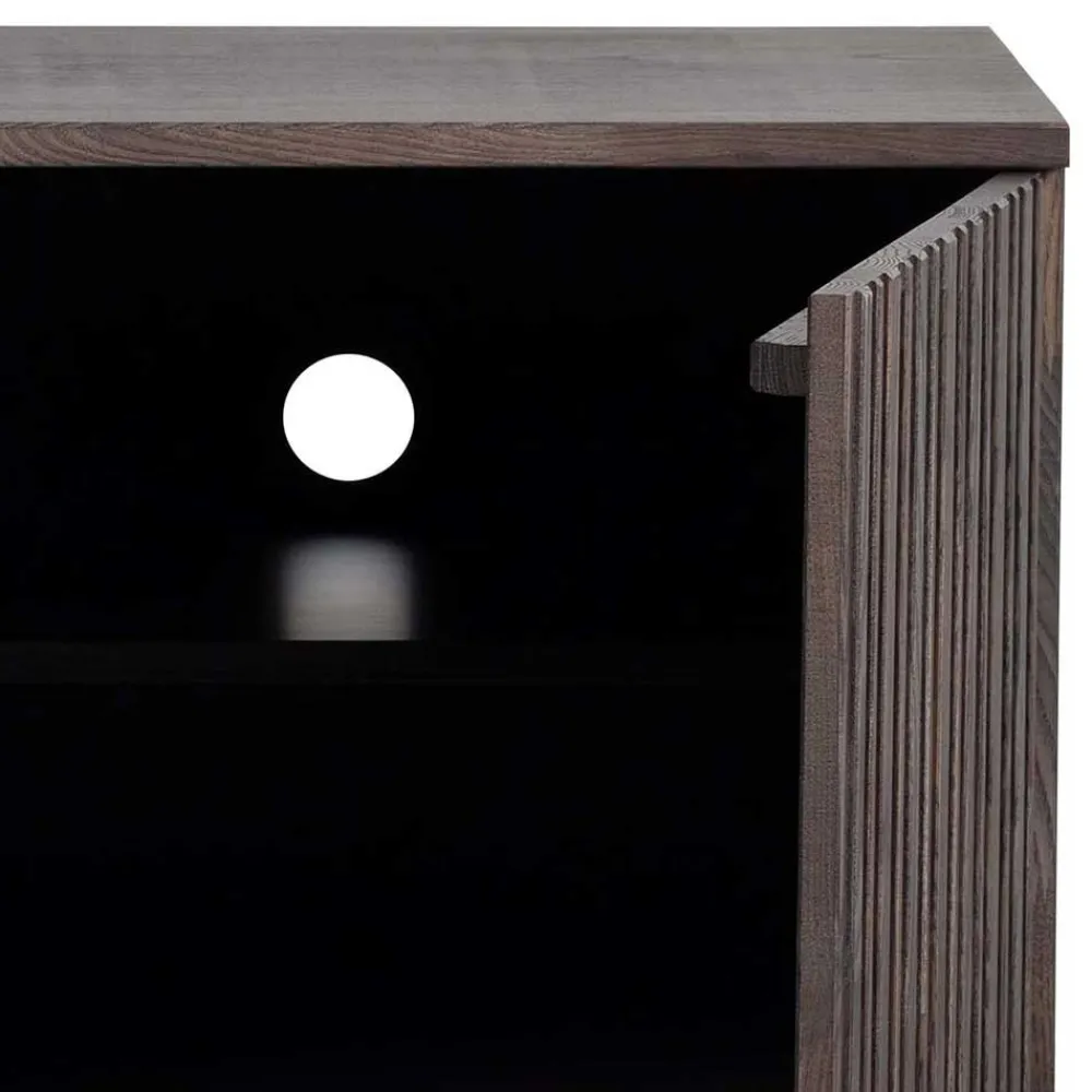 Wohnen Tv & Hifi-Möbel|Lowboards<2-türiges TV Board in Esche Dunkel - Eyes