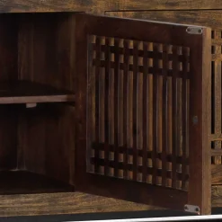 Wohnen Tv & Hifi-Möbel<4-türiges TV Lowboard mit 2 m Breite - Charin
