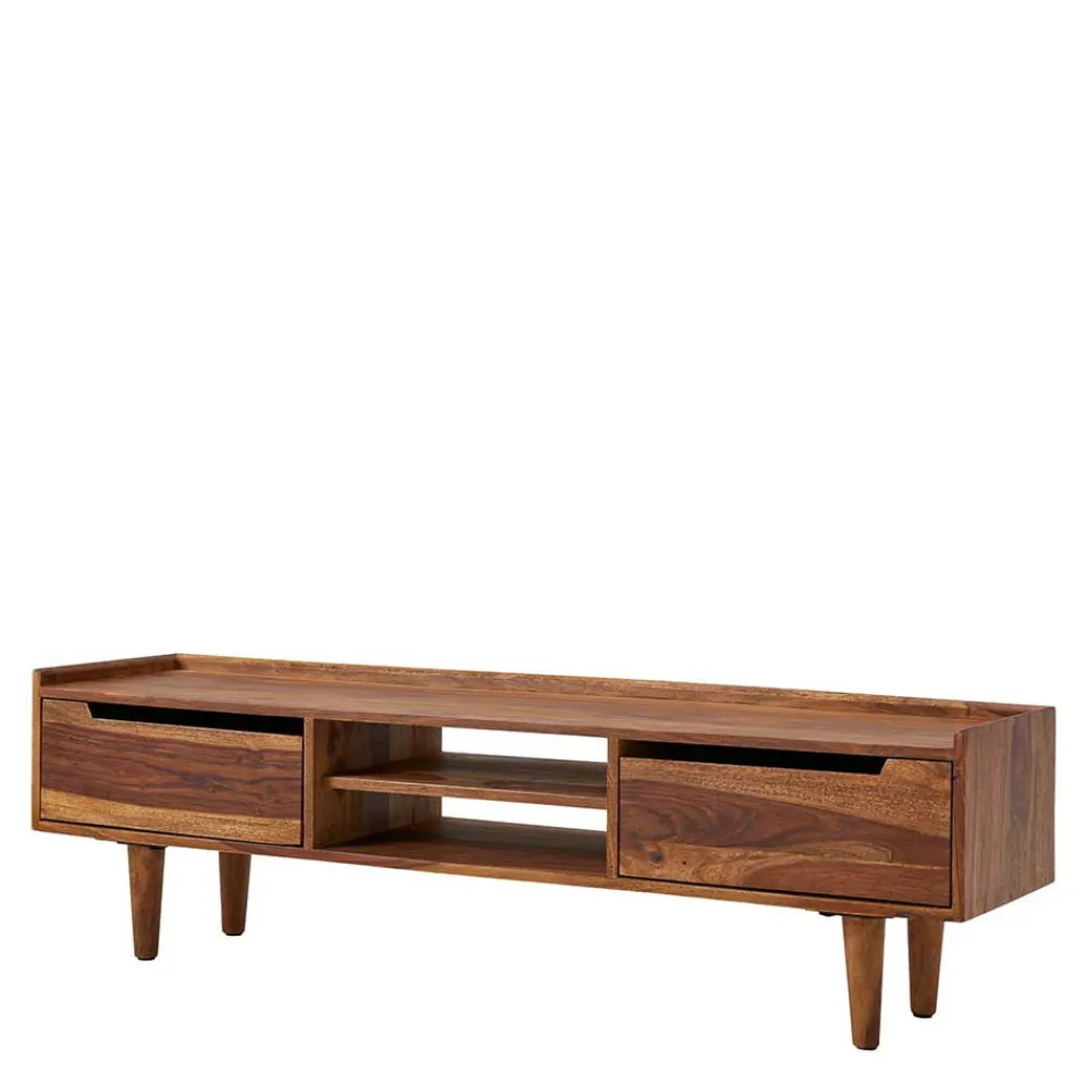 Wohnen Tv & Hifi-Möbel|Lowboards<2-türiges TV Lowboard mit Griffmulden - Placer