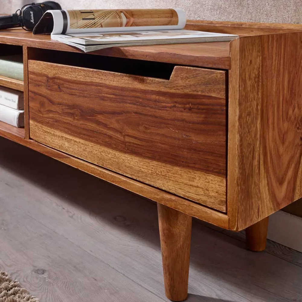 Wohnen Tv & Hifi-Möbel|Lowboards<2-türiges TV Lowboard mit Griffmulden - Placer
