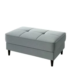 Wohnen Hocker<Truhenhocker in Mintgrün Strukturstoff - Talateo
