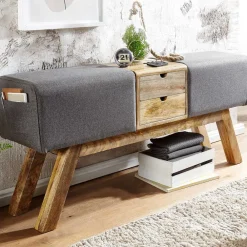Wohnen Sitzbank<Turnbock Design Bank mit zwei Schubladen - Ruamantico