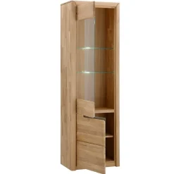 Wohnen Wohnwände<TV Anbauwand Croconia aus Wildeiche Massivholz (vierteilig)