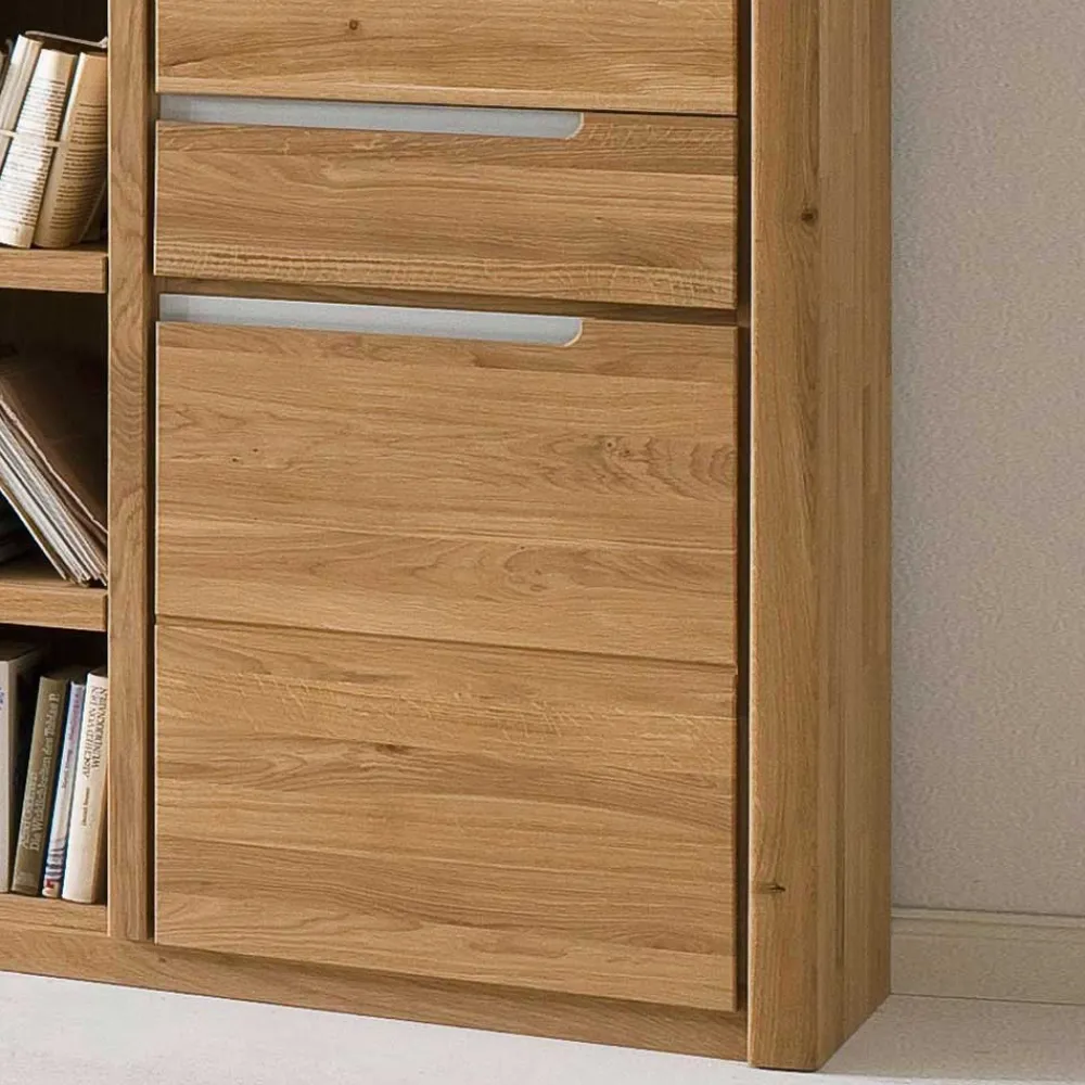 Wohnen Wohnwände<TV Anbauwand Croconia aus Wildeiche Massivholz (vierteilig)