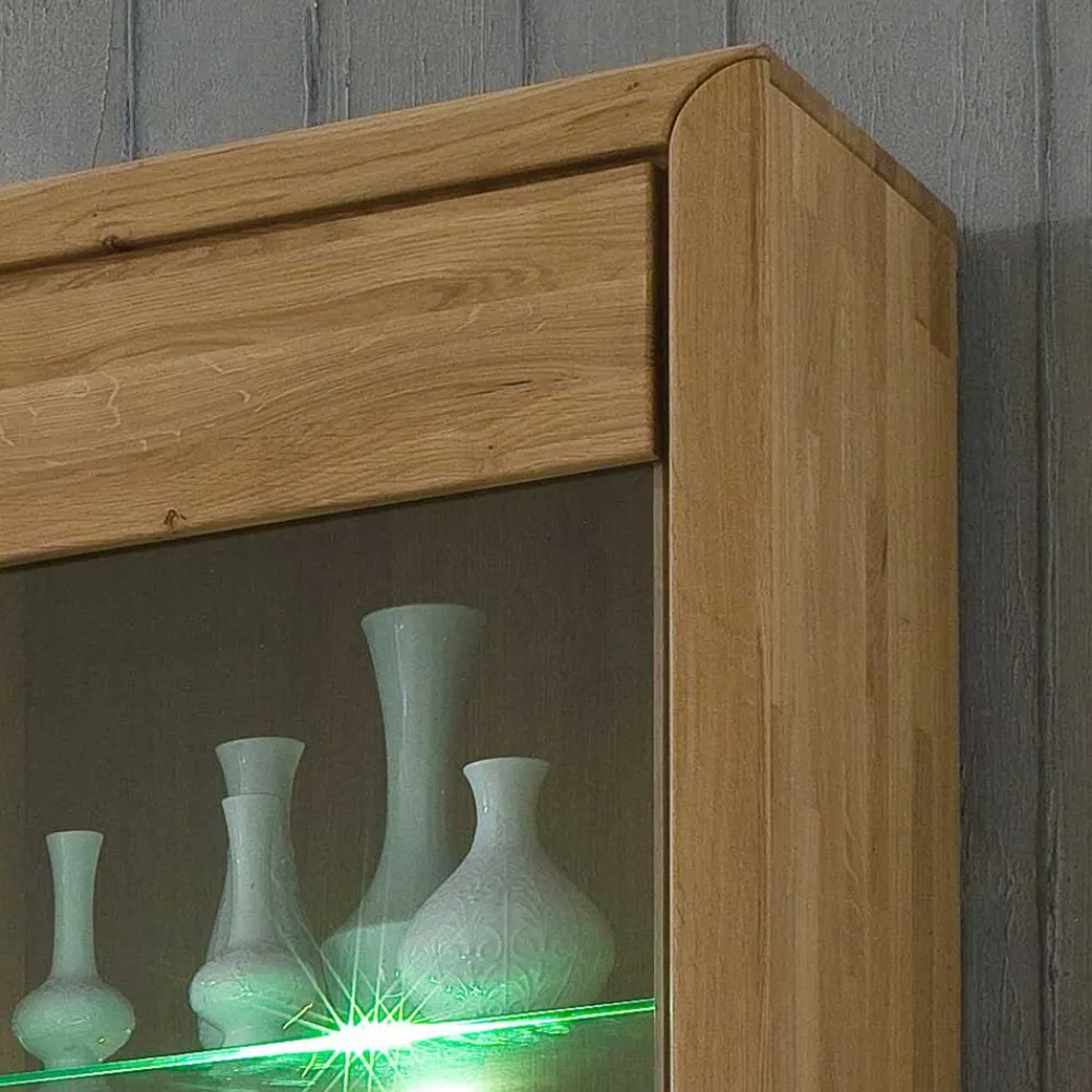 Wohnen Wohnwände<TV Anbauwand Croconia aus Wildeiche Massivholz (vierteilig)