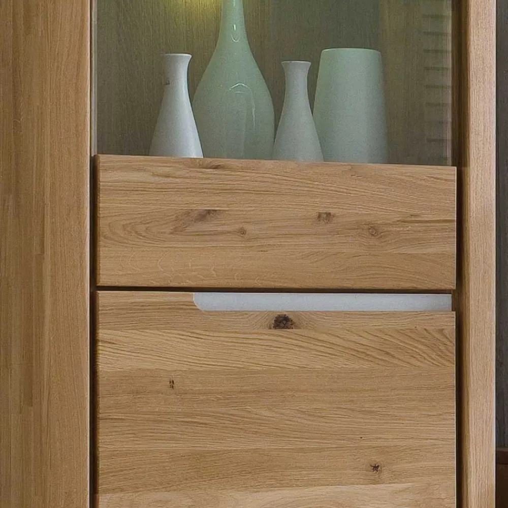 Wohnen Wohnwände<TV Anbauwand Croconia aus Wildeiche Massivholz (vierteilig)