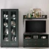 Wohnen Wohnwände<TV Anbauwand in Dunkelgrün - Niestov (dreiteilig)
