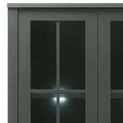 Wohnen Wohnwände<TV Anbauwand in Dunkelgrün - Niestov (dreiteilig)