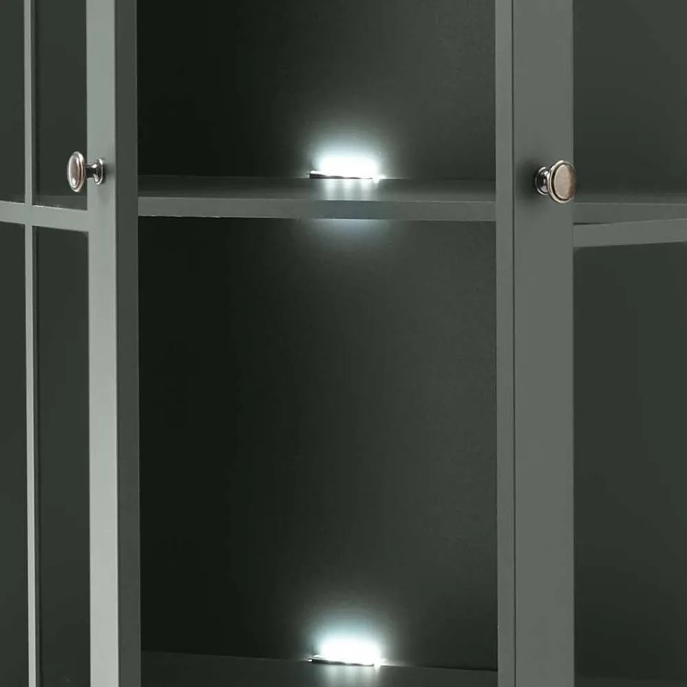 Wohnen Wohnwände<TV Anbauwand in Dunkelgrün - Niestov (dreiteilig)