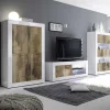 Wohnen Wohnwände<TV Anbauwand Kombination modern - Olvenion (dreiteilig)