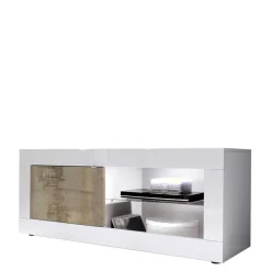 Wohnen Wohnwände<TV Anbauwand Kombination modern - Olvenion (dreiteilig)