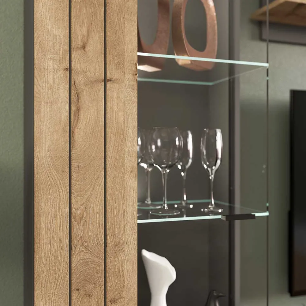 Wohnen Wohnwände<TV Anbauwand Möbel-Kombi modern - Scarlett (dreiteilig)