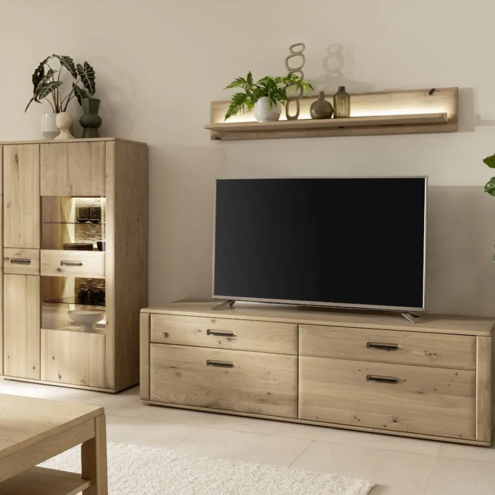 Wohnen Tv & Hifi-Möbel|Wohnwände<TV Anbauwand Möbelset modern - Jevedaz (dreiteilig)