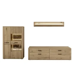 Wohnen Tv & Hifi-Möbel|Wohnwände<TV Anbauwand Möbelset modern - Jevedaz (dreiteilig)