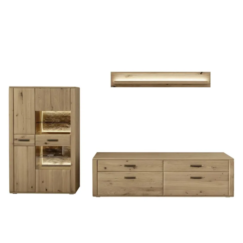 Wohnen Tv & Hifi-Möbel|Wohnwände<TV Anbauwand Möbelset modern - Jevedaz (dreiteilig)