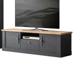 Wohnen Wohnwände<TV Anbauwand Wohnzimmermöbel Set - Lionel (vierteilig)