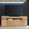Wohnen Tv & Hifi-Möbel|Lowboards<TV Bank in Eiche Bianco teilmassiv Pontros 2-türig
