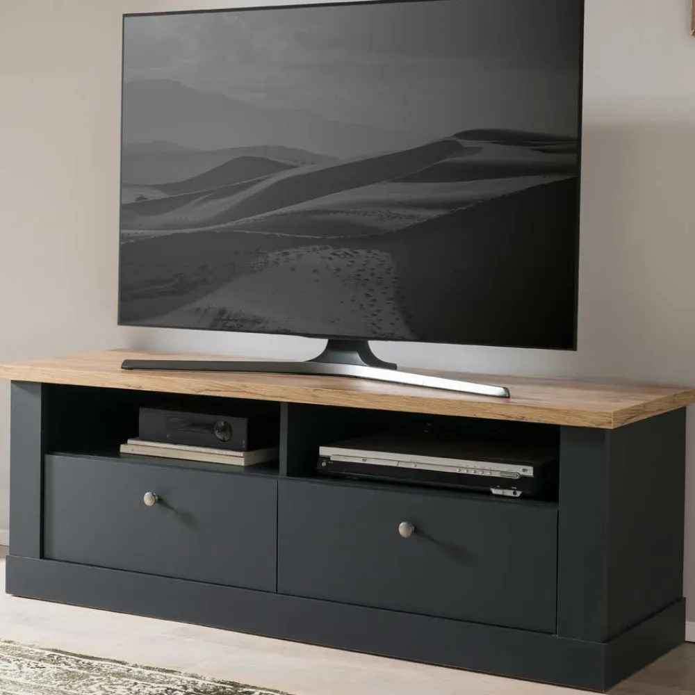 Wohnen Tv & Hifi-Möbel|Lowboards<TV Bank mit zwei Schubladen & Fächern - Lionel